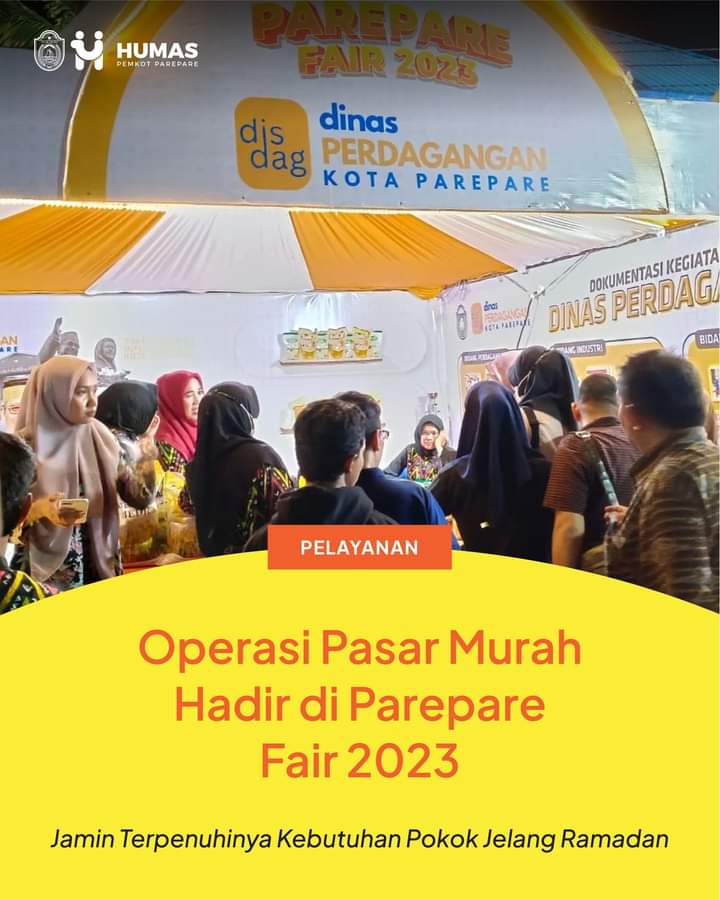 Pasar Murah Pemkot Parepare Berlanjut Sasar Setiap Kecamatan dan Ramadan Fair